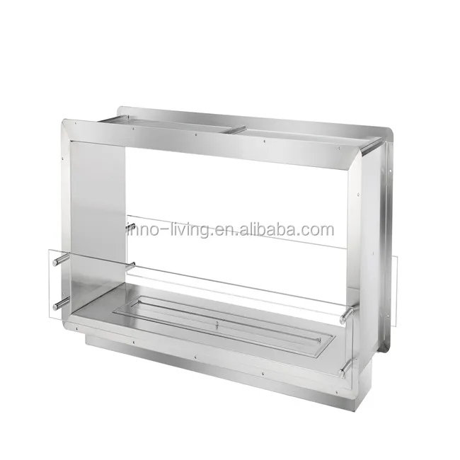 Marble surround wall mounted electric fireplace