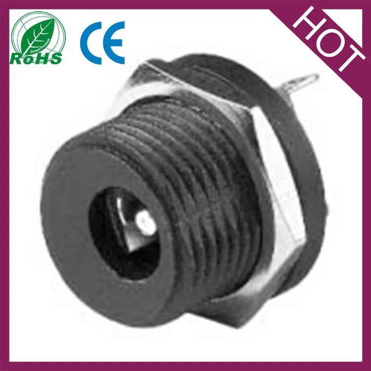 5.5x2.1mm 5.5/2.1mm DC female Power Jack Socket Threaded Female Connector