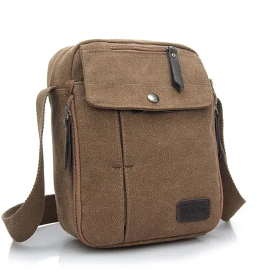 Big Capacity Vintage Mens Canvas Messenger Shoulder Bag