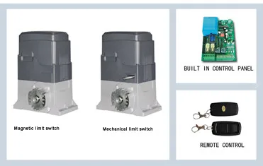 1500KGS AC Motor Control Board Electric Sliding Gate Motor