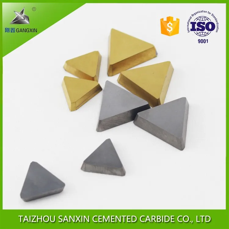 
YG6/K10, P30 triangle shining and coated tungsten carbide milling tips 