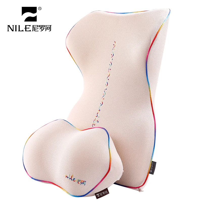 
Car Headrest Neck Support Pillow Adjustable Strap Memory Foam Car Seat Pillow 