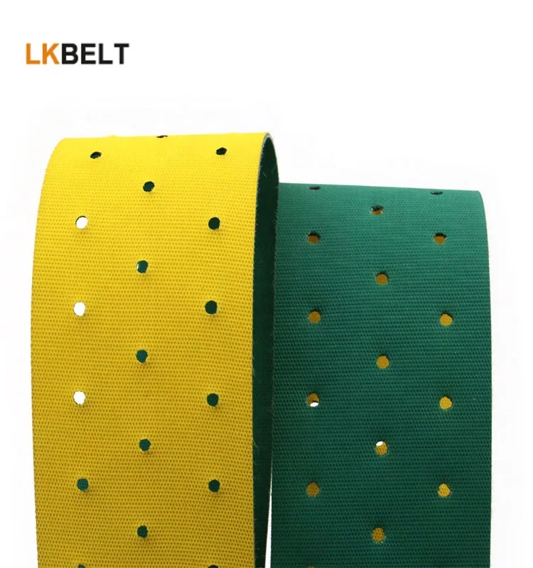 Power transmission nylon flat drive base belts punching hole for textile machine industry