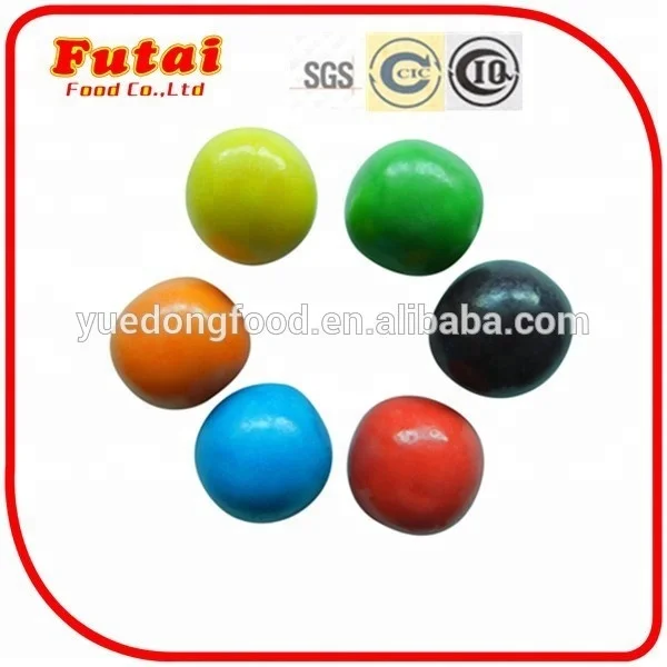
8g Colorful big ball sweet bubble gum energy football gum 