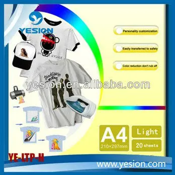 transfer photo paper for inkjet/laser transfer printers/light/dark