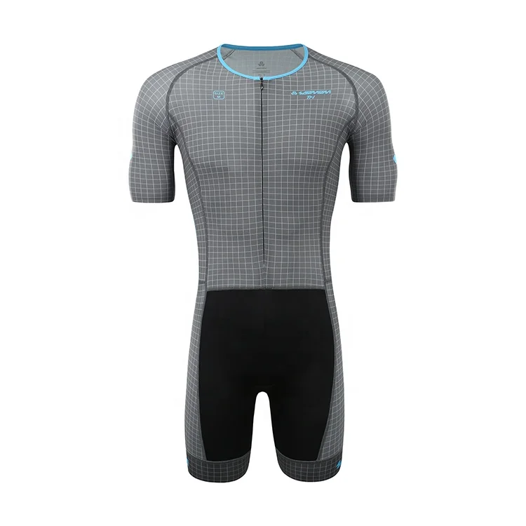 Hot sale racing sport short jersey bike uniform set men short sleeve triathlon clothing