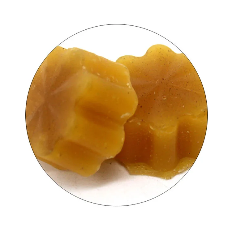 Natural yellow beeswax for leather polishing waxing