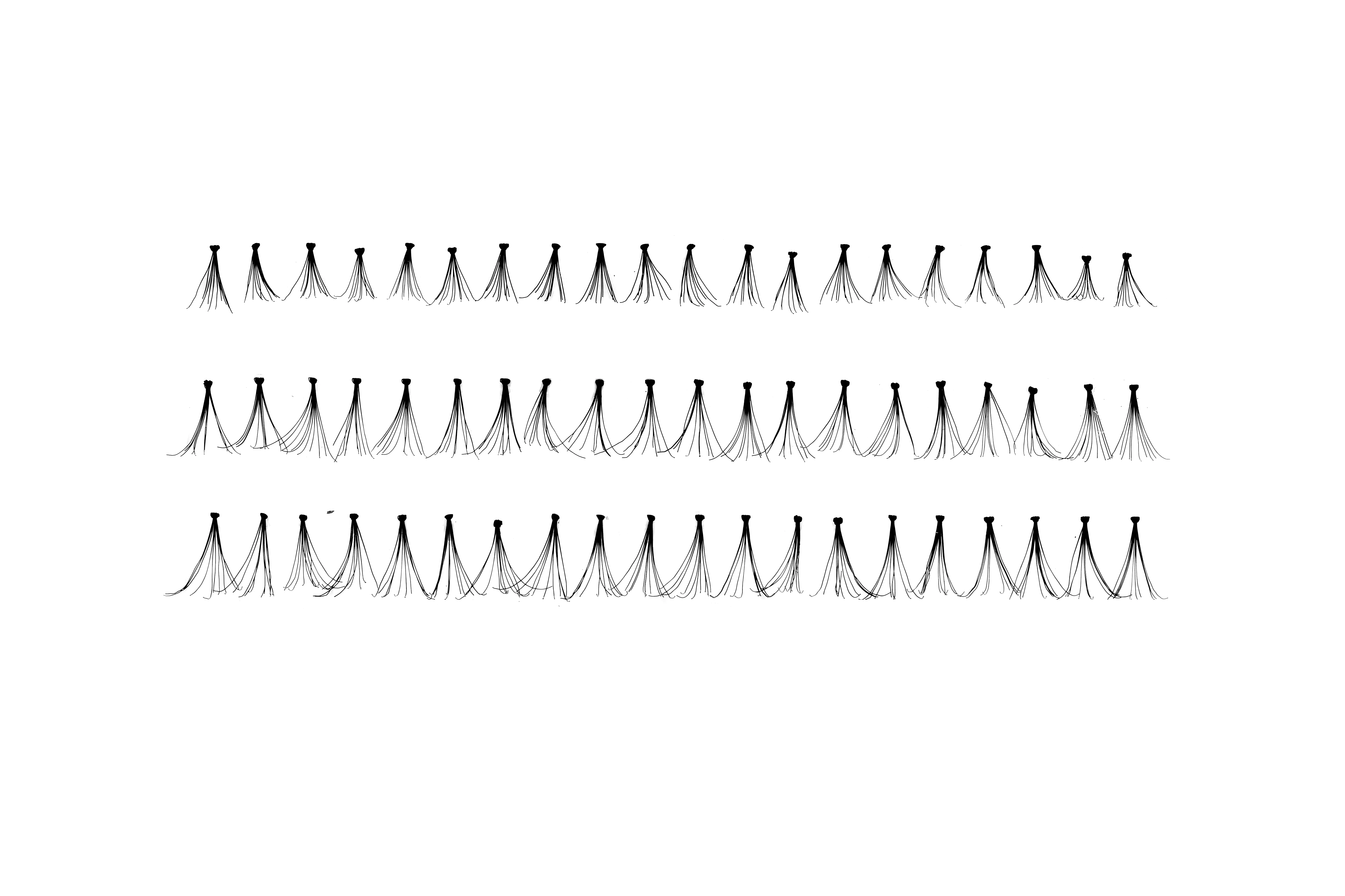 private label Volume Lash 5D Volume Lashes 4D 6D Individual Lashes Knot Free Cluster silk Eyelashes