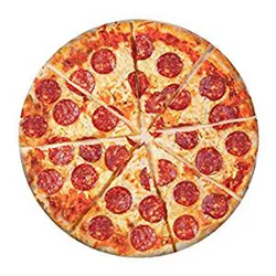 Perfectly Round Hamburger Throw Food Pattern Blanket Tunic Tapestry,SuperUS Comfort Food Creations Pizza Wrap Blanket