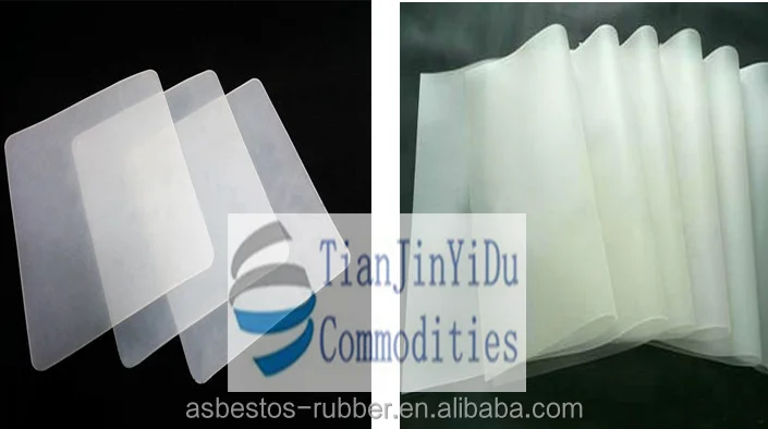 silicone rubber sheet for vacuum membrane