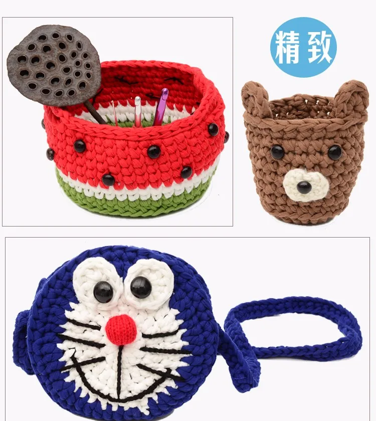 
Wuge manufacturer cheap price 100 polyester crochet tshirt yarn for knitting 