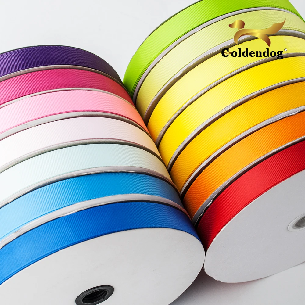Wholesale cheap solid ribbon halloween decorative grosgrain ribbon