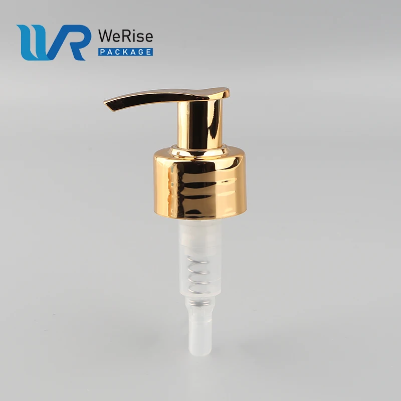 Оптовая цена, насос для УФ-мыла для рук, золотой лосьон, насос 28/410