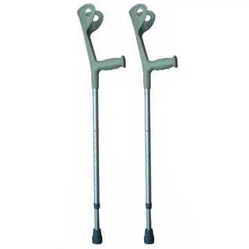 Adjustable Aluminum Frame Walking Stick Elbow Forearm Crutch for Disabled CR201