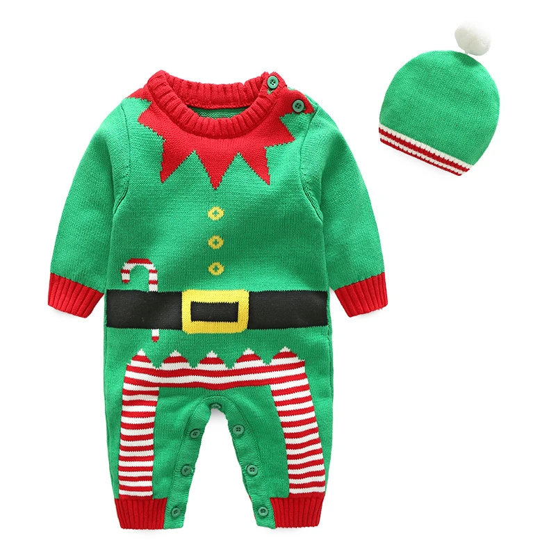 
Infant Boys Clothes Baby Girls Christmas Sweater Kids Baby Christmas Clothes Reindeer Knit Crochet Sweaters For Boys Girls 
