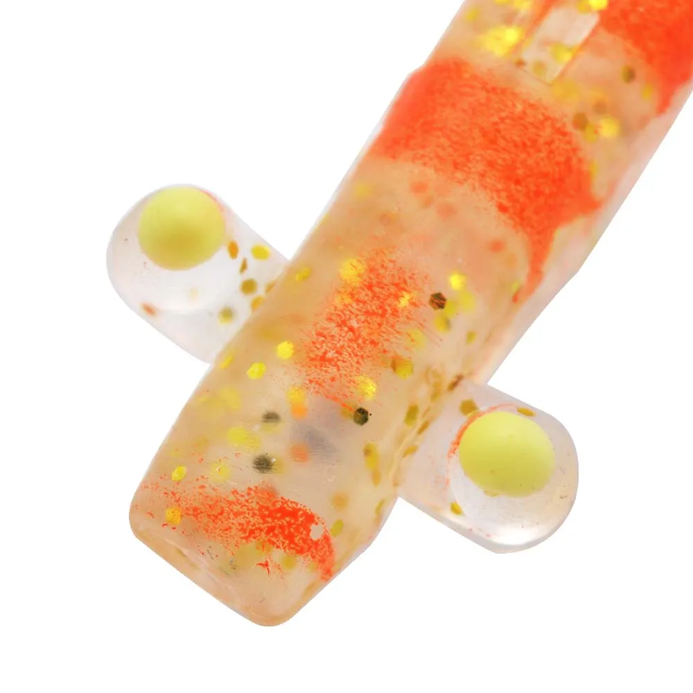 CHS006 rigged hook TPR material soft live shrimp fishing lures