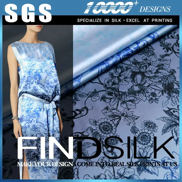 
2015 most hot selling Hellosilk brand luxury silk spandex satin wholesale 