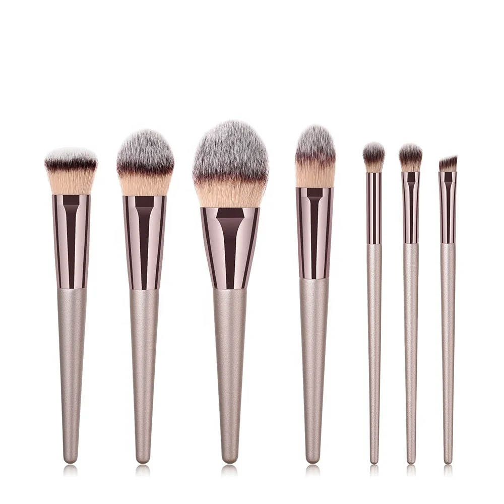 7 Pcs Makeup Brush Cleaner Professional Makeup Brush Set Cosmetic Brush For Makeup Sets For Face/Eye/Lip