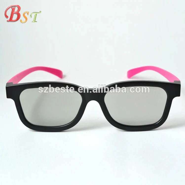 factory price save 10% plastic circular polarized 3d glasses 3d eyewear 3d lens