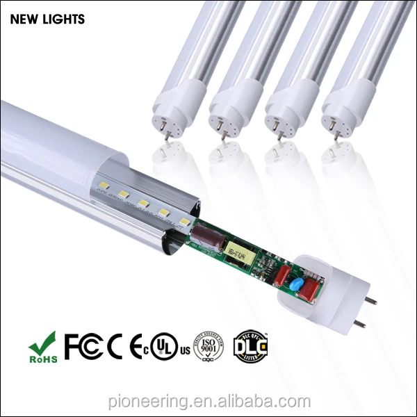 led light t8 tube raw materials spare parts SKD parts aluminum housing T8 led tube light