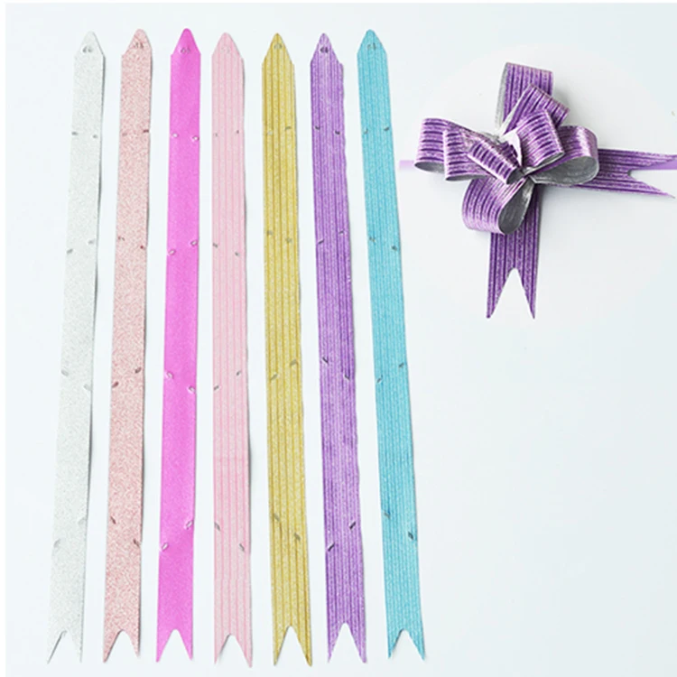 Оптовая продажа, свадебное украшение с атласной лентой-бабочкой, рождественский подарок, ленточный бант