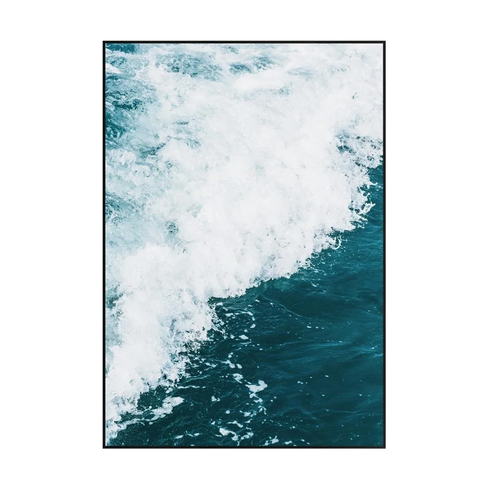 Самая популярная Абстрактная Картина на холсте морская волна Художественная печать для современного настенного декора