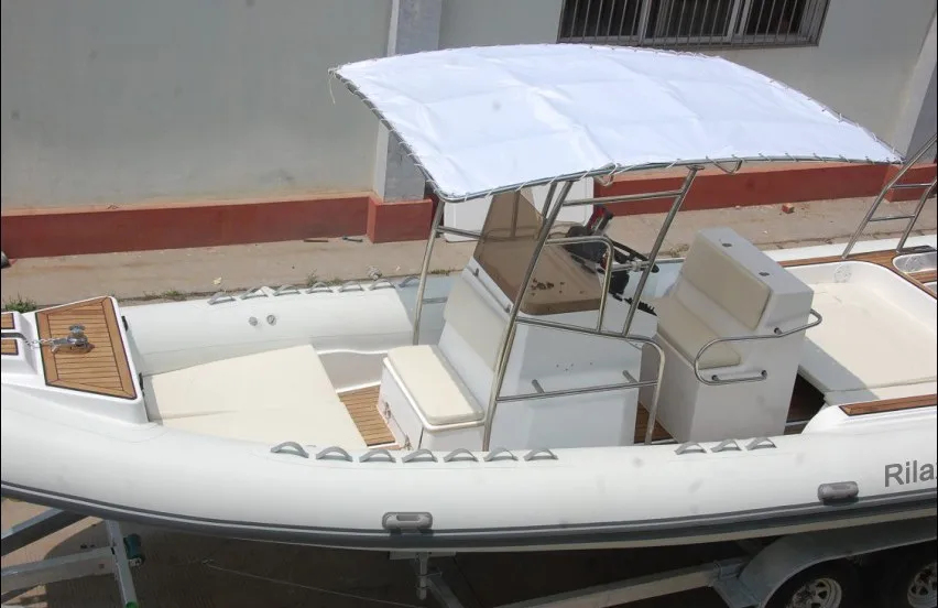 Hot sale fiberglass hull yacht boat RIB830A