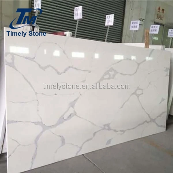 
White Color Big Size Artificial Quartz Stone Slab Price 