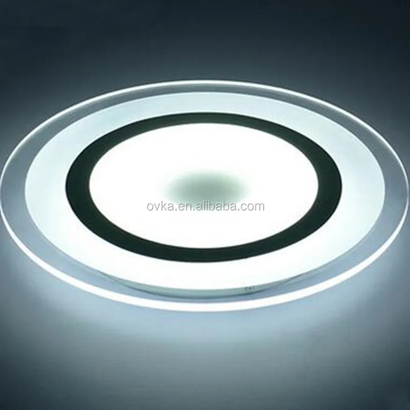 modern ultra-thin chandelier lighting round bedroom light living room acrylic chandelier