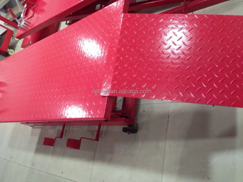 Гидравлический ручной ножничный подъемный стол для мотоцикла