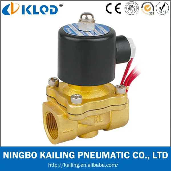 2W200-20 direct acting flow water solenoid valve 24vac