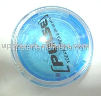 Led flashing yo yo with big logo area