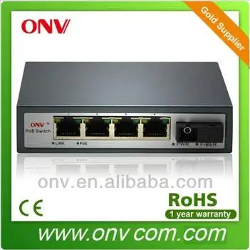 Коммутатор с 4 портой POE 4+1порта по fast Ethernet POE коммутатор