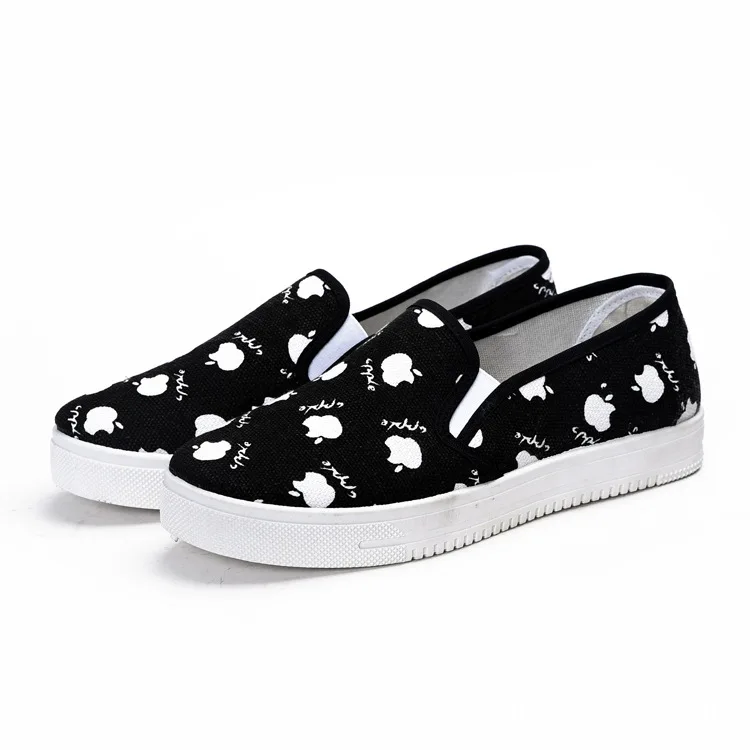 New model slip on casual women sport canvas shoes