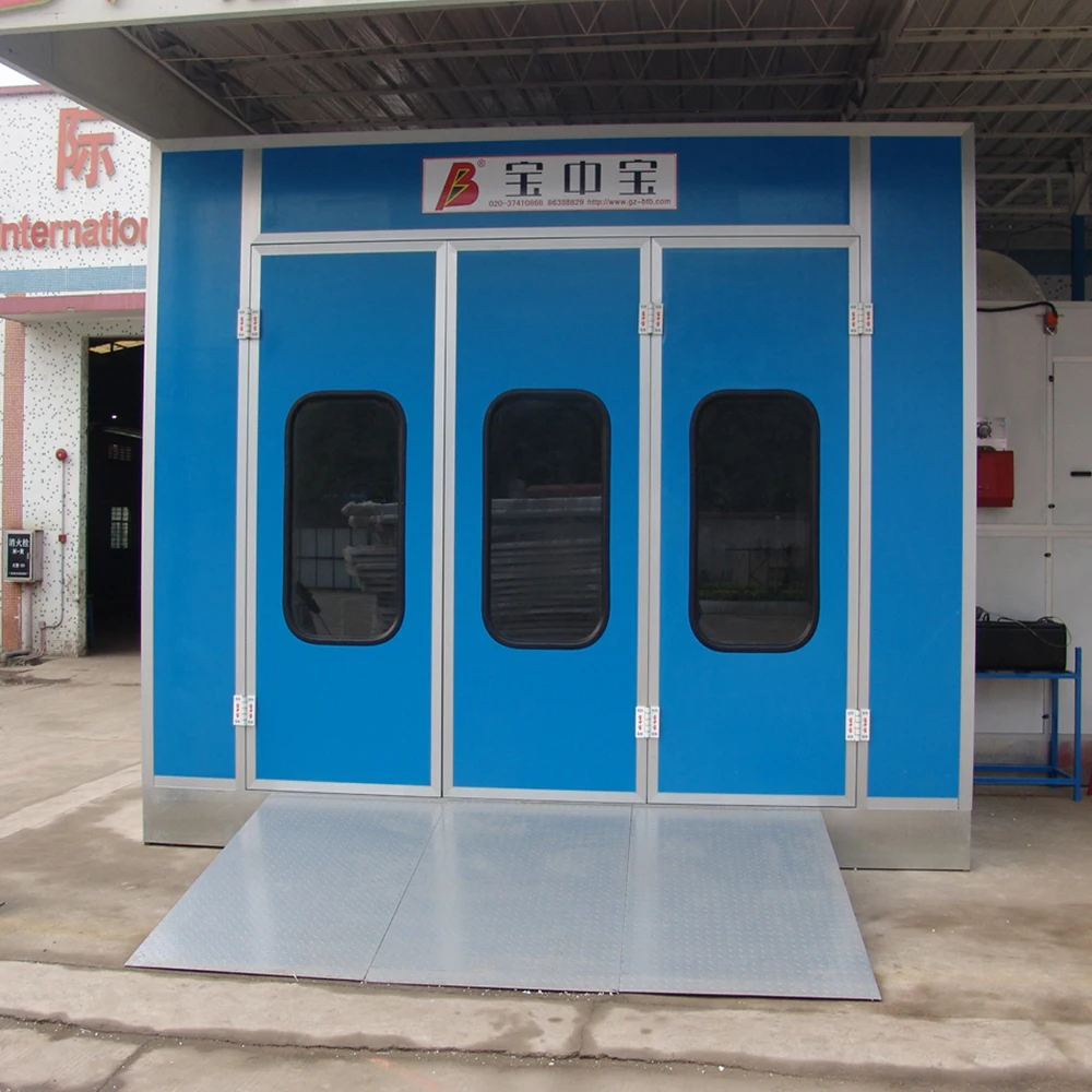 Car oven for water-based paint booth with CE