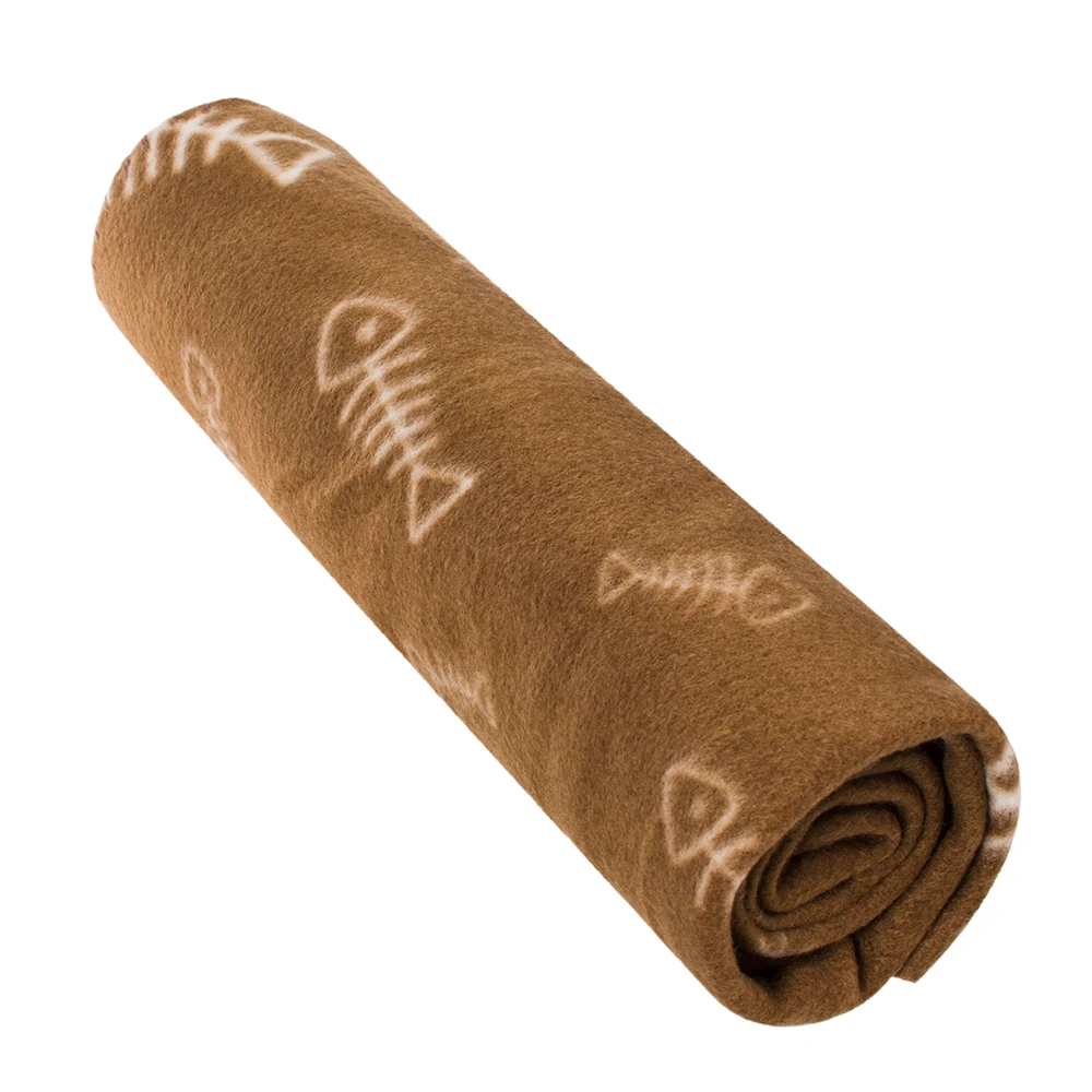 Wholesale Custom Brief Paw Printing Dog blanket Durable Soft Thick Pet Dog Blanket