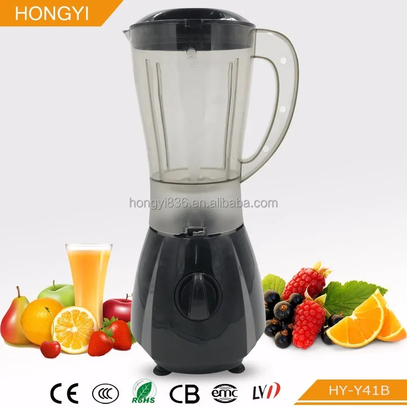 Newest blender smoothie maker power juicer 1.5L plastic table blender mixer juicer