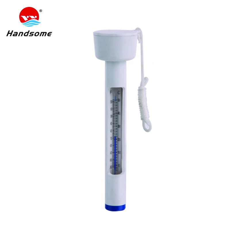 Swimming Pool Accessories Deluxe Pool Floating Thermometer with String Attachment