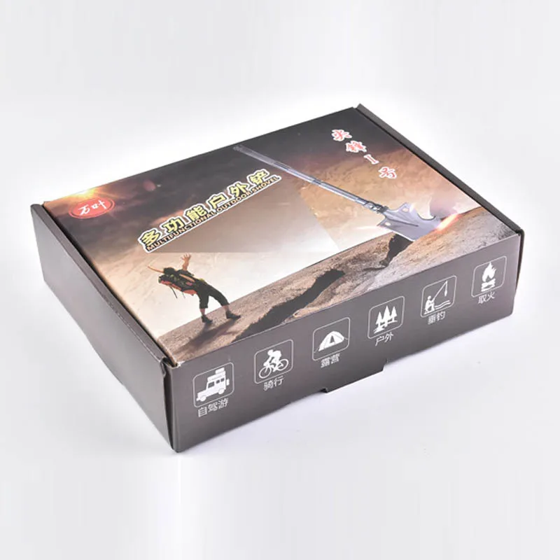 Лидер продаж, съемная Складная Многофункциональная стальная Лопата COG для кемпинга и выживания