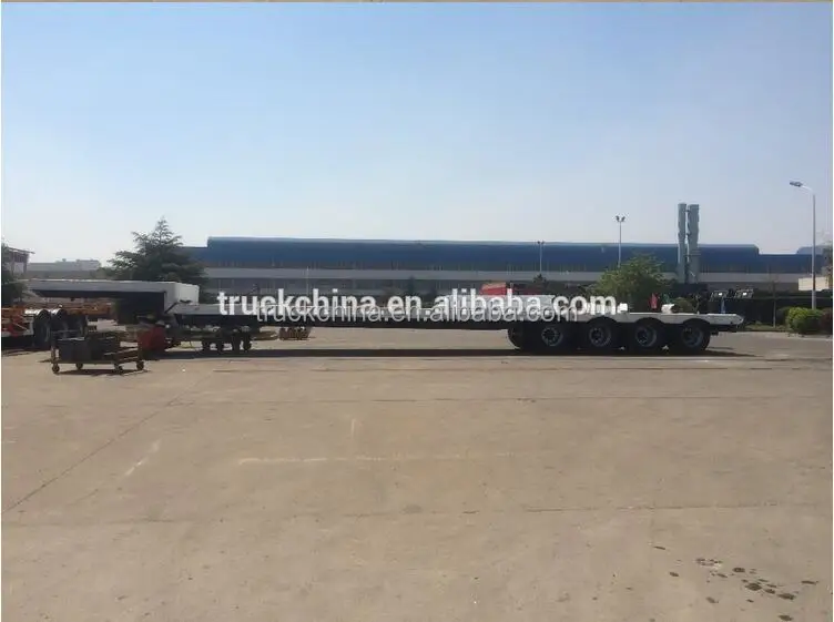 CIMC 4 Axle Excavator Transport Trailer 200 Ton Heavy Truck