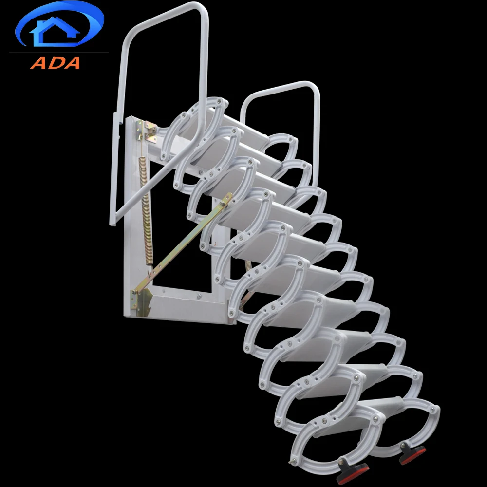 Combination step extension stairs collapsible ladder