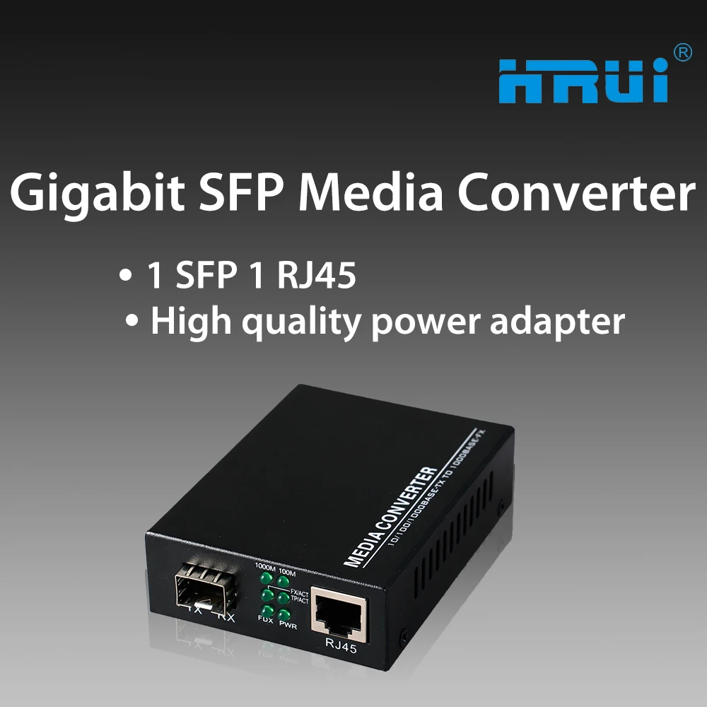 10/100/1000Mbps Gigabit SFP media converter fiber optic equipment