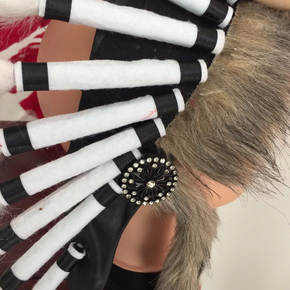 Feather Headdress American Indian Inspired|Kids Adults Indian Style Headdress for Party