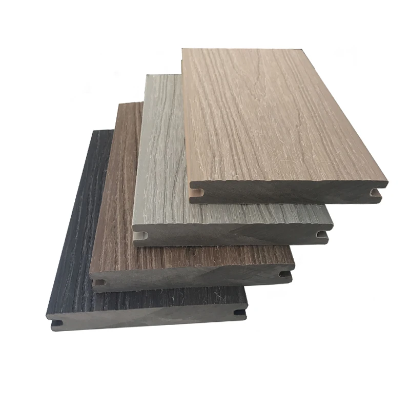 Waterproof Wpc Laminate Flooring Co-extrusion Soild Plastic Wood Floor Decking