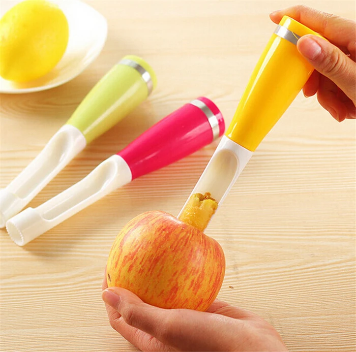 Plastic Handle Household Core Seed Remover Fruit Apple Pear Corer Apple Corer