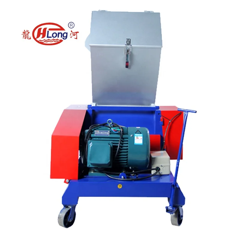 Powerful waste rubber materials crushing plastic machine in Japan