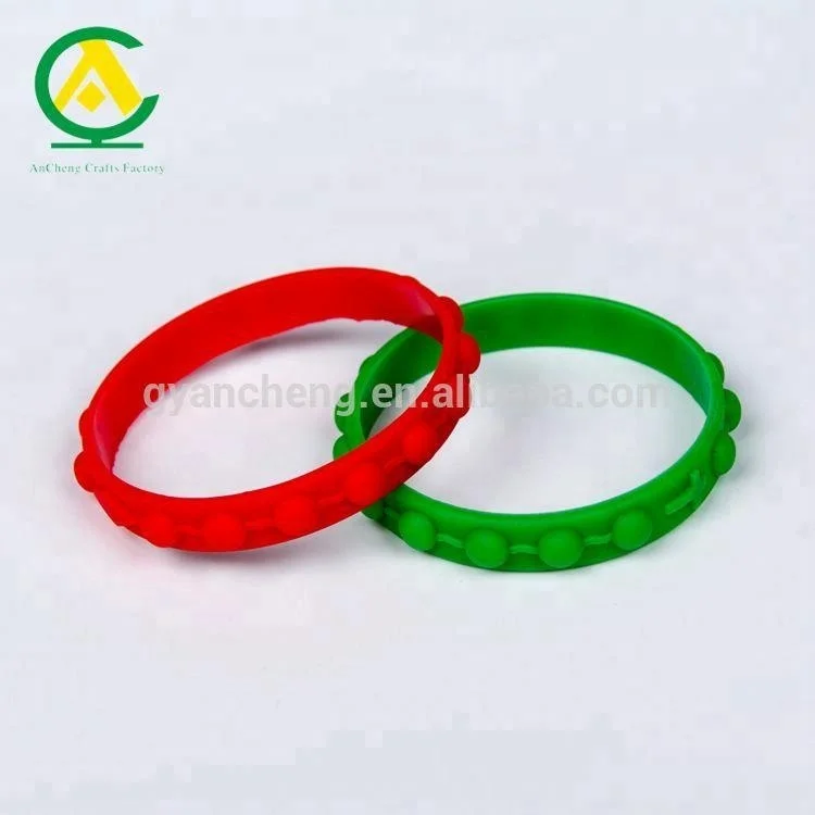 Fashion tire silicone rosary spike kids bracelet s