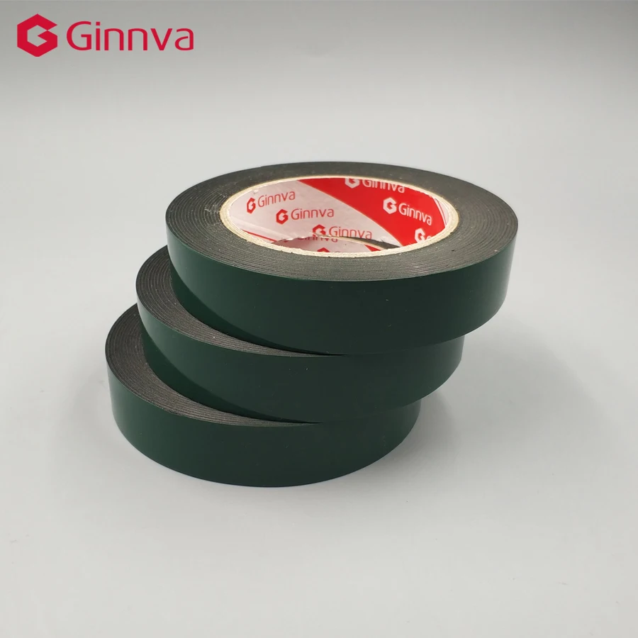 1mm thick black double sided foam adhesive tape