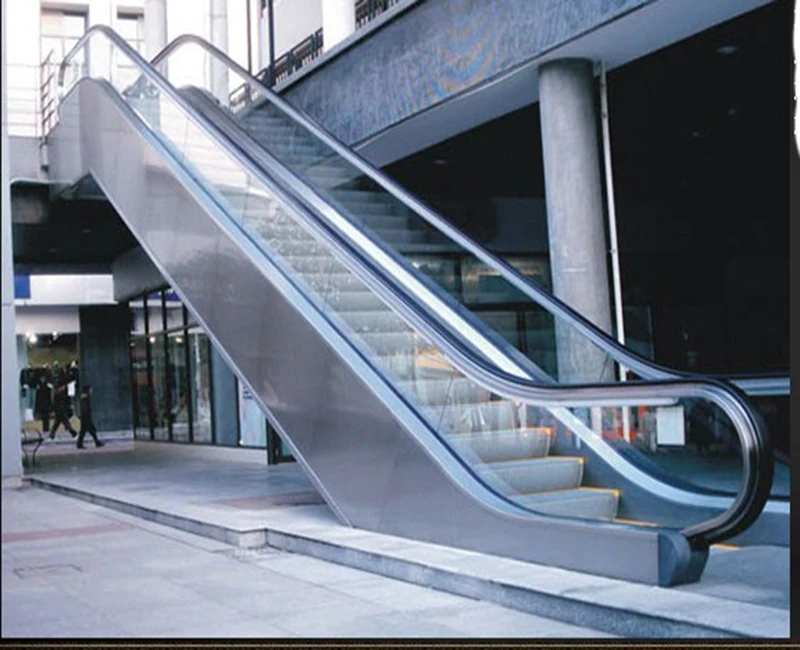 
30 Degree VVVF Control Commercial Escalator with Glass Outside Cladding 