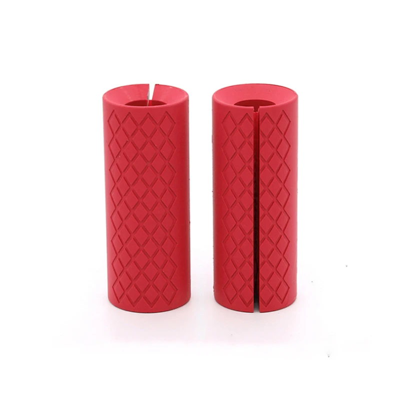 Silicone Fitness Hand Grips Dumbbell Training Barbell Grips